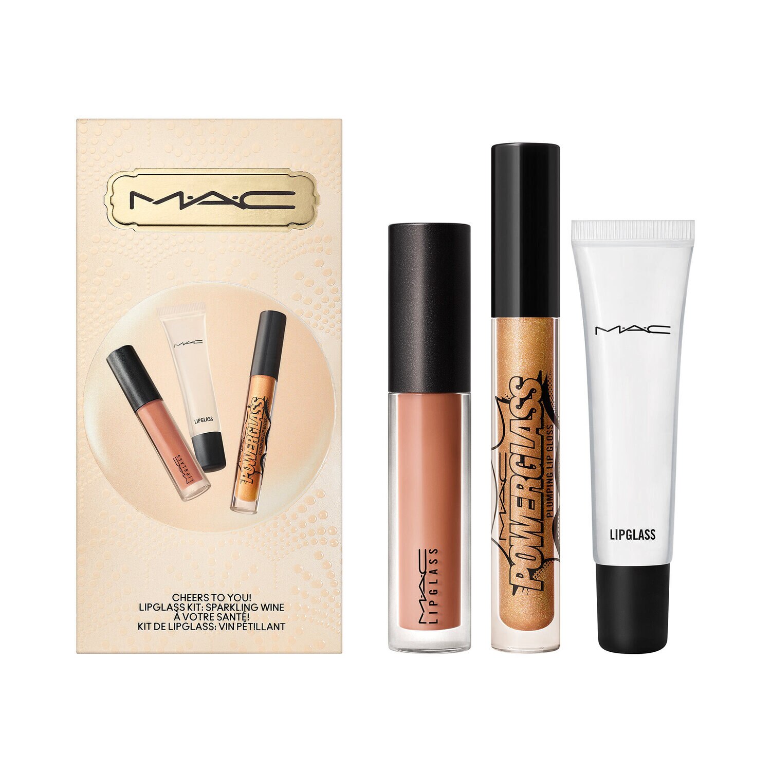 CHEERS TO YOU! LIPGLASS KIT (KIT DE NAVIDAD PARA LABIOS)